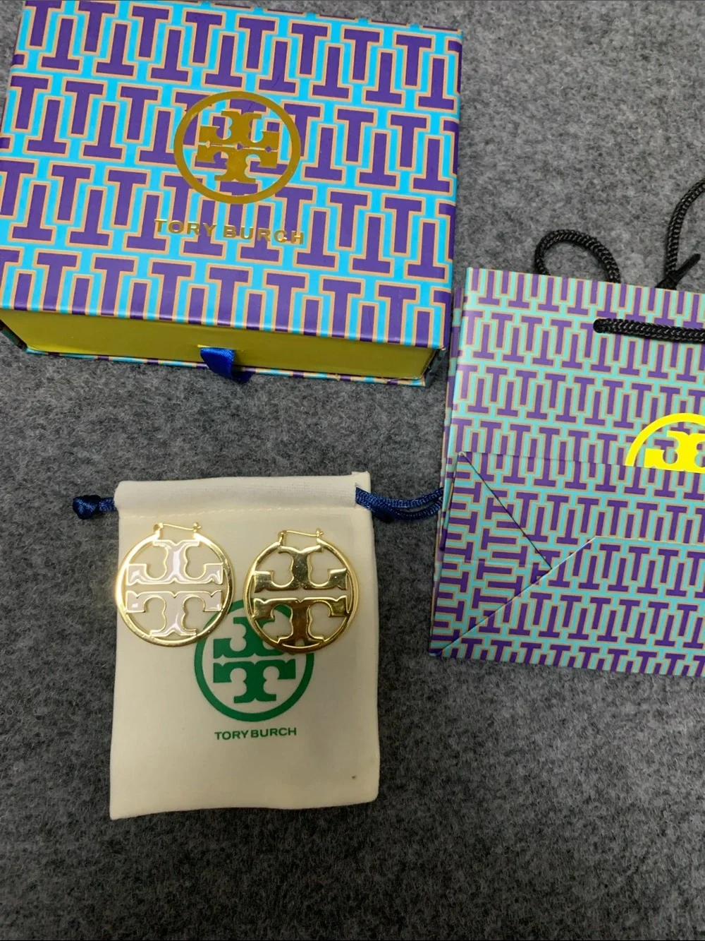 Tory Burch gold tone